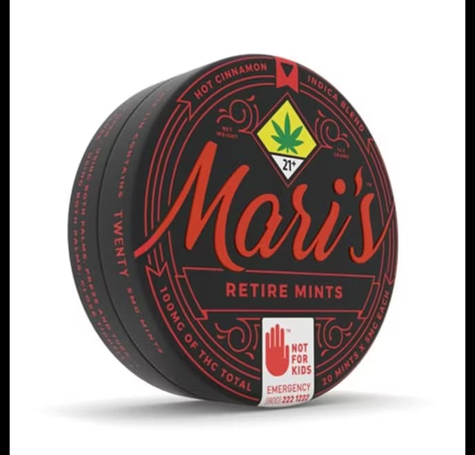 Peppermint Retire Mints · Indica · 20 Pack